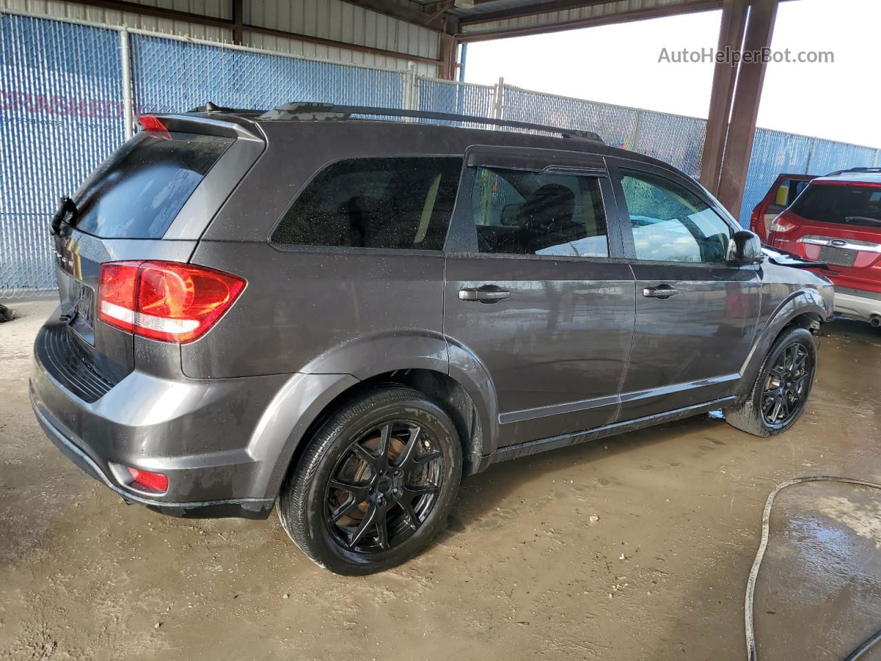 2015 Dodge Journey Sxt Gray vin: 3C4PDCBG3FT517836