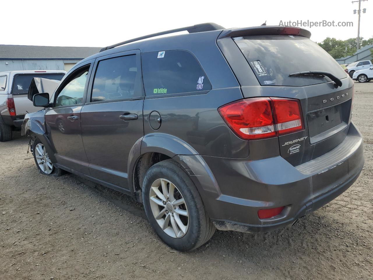 2015 Dodge Journey Sxt Gray vin: 3C4PDCBG3FT560783