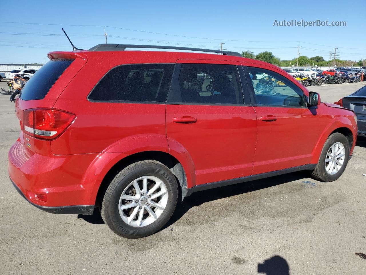 2015 Dodge Journey Sxt Красный vin: 3C4PDCBG3FT636986