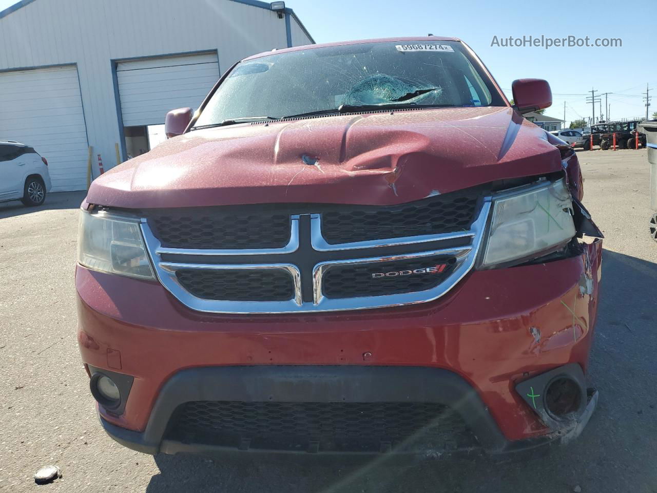 2015 Dodge Journey Sxt Red vin: 3C4PDCBG3FT636986