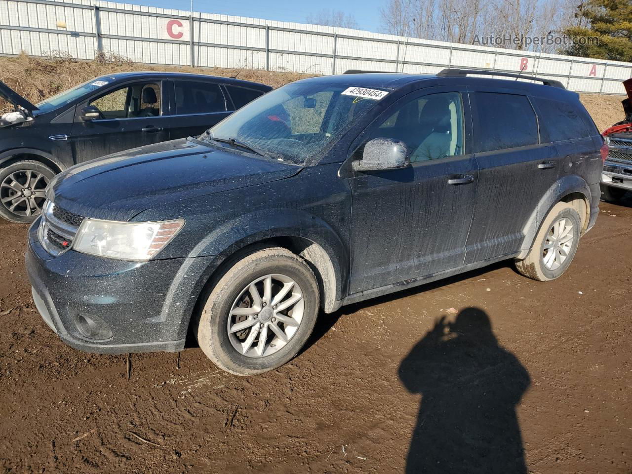 2015 Dodge Journey Sxt Синий vin: 3C4PDCBG3FT742340