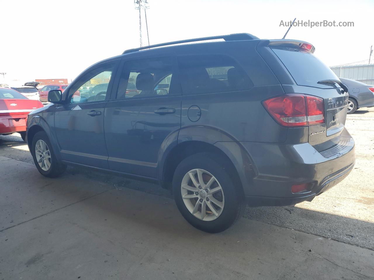 2015 Dodge Journey Sxt Gray vin: 3C4PDCBG3FT754732