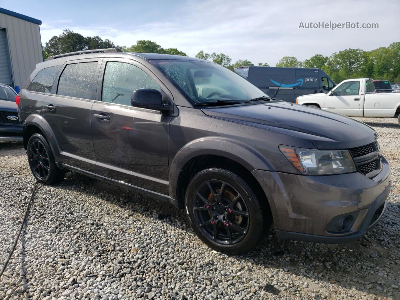 2016 Dodge Journey Sxt Gray vin: 3C4PDCBG3GT112299