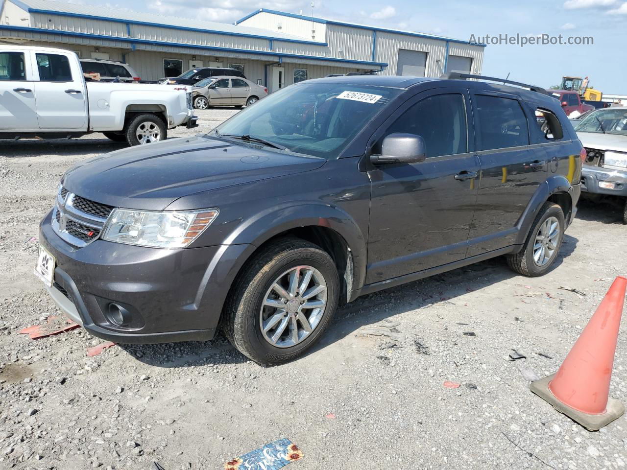 2016 Dodge Journey Sxt Gray vin: 3C4PDCBG3GT127322