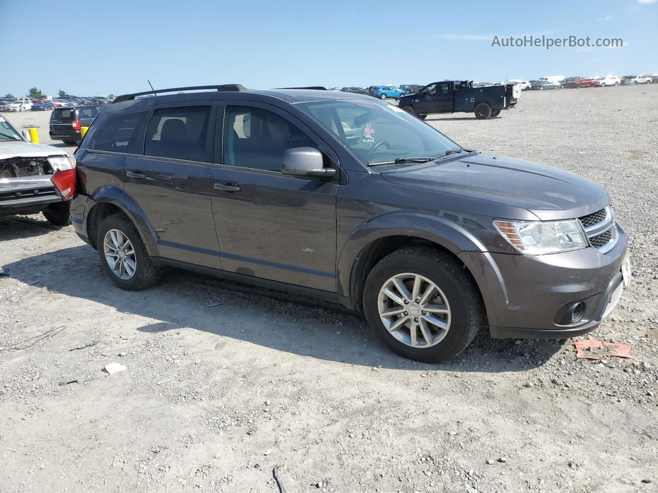 2016 Dodge Journey Sxt Gray vin: 3C4PDCBG3GT127322