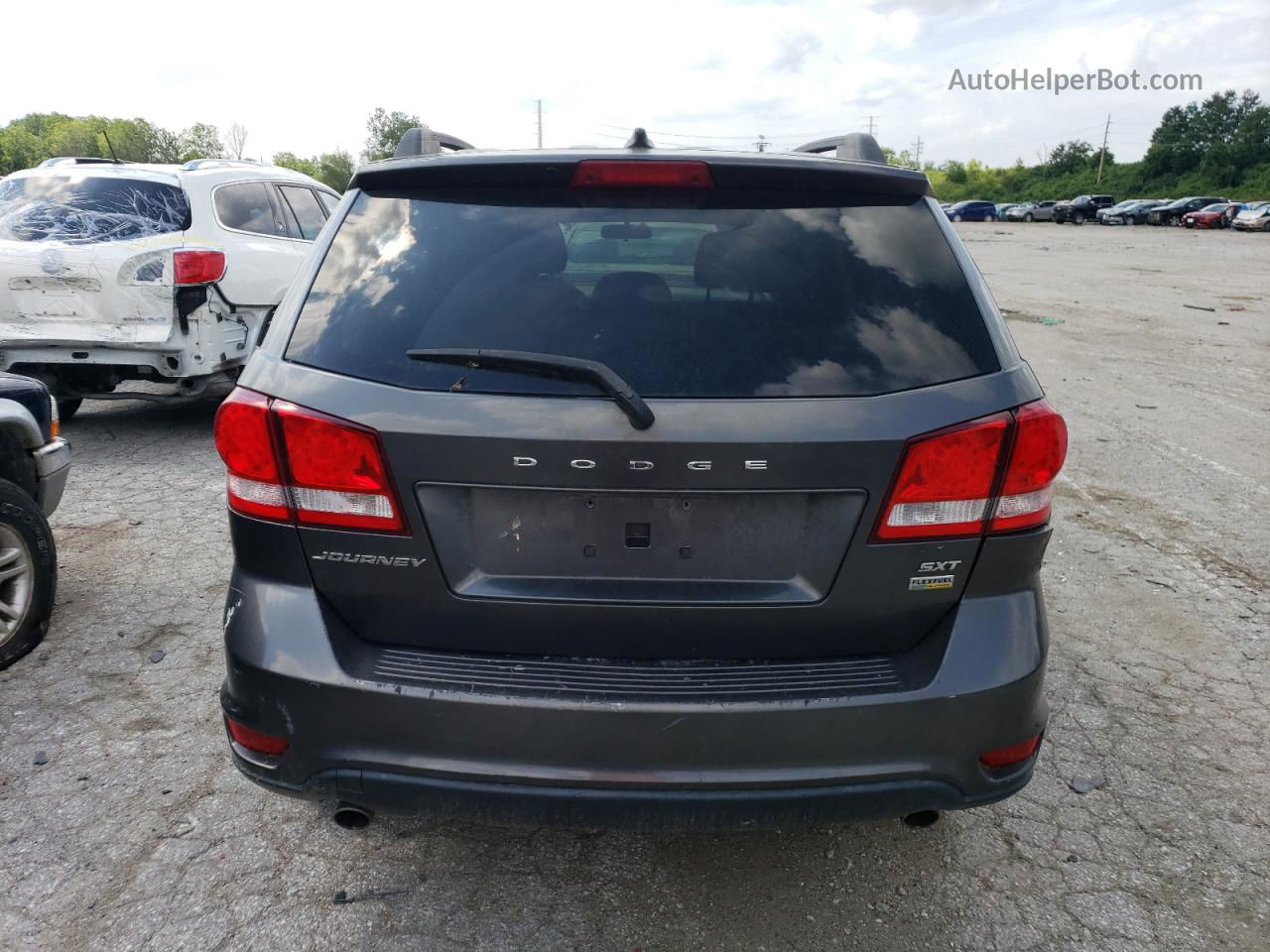 2016 Dodge Journey Sxt Gray vin: 3C4PDCBG3GT152883