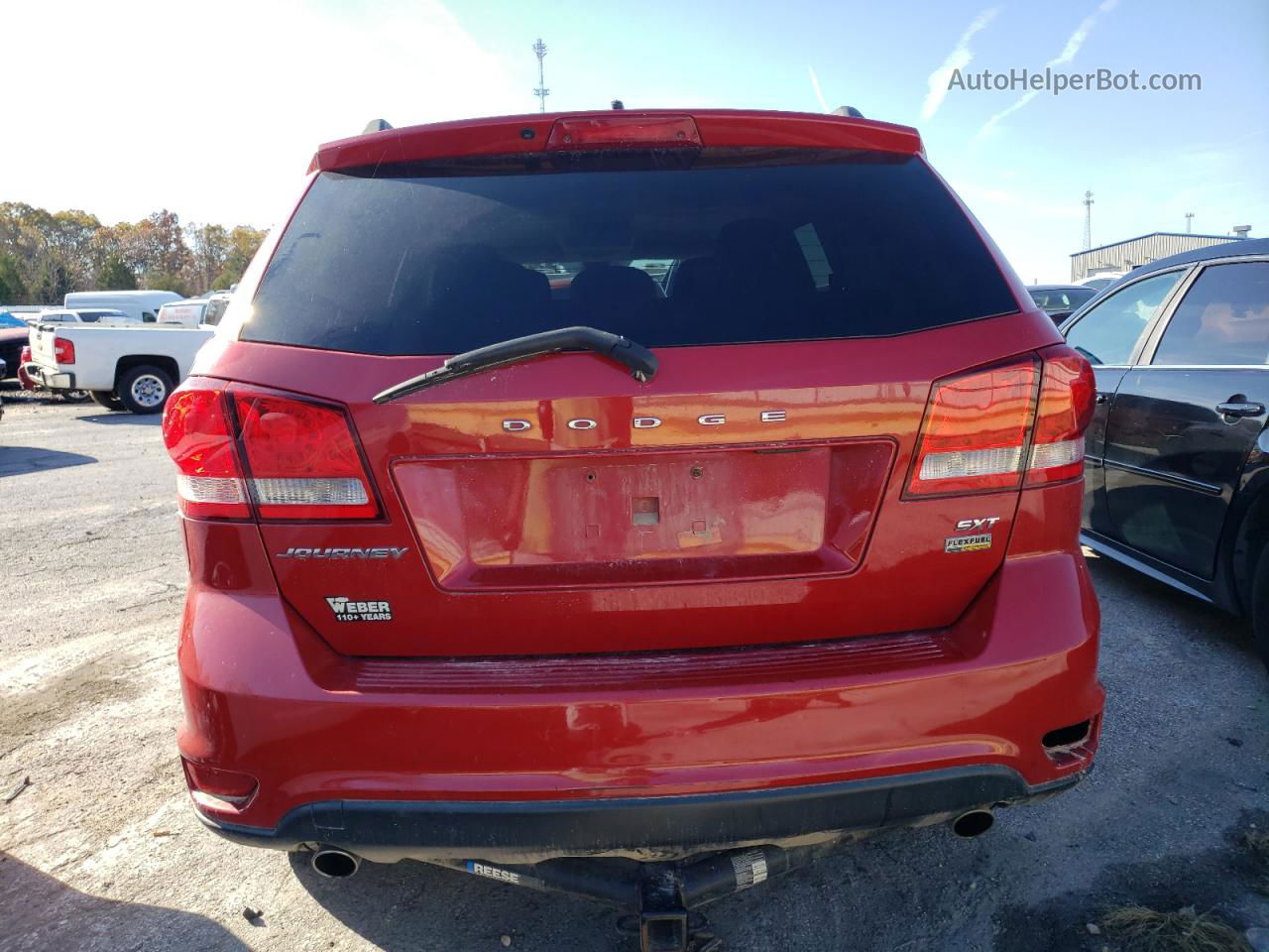 2016 Dodge Journey Sxt Red vin: 3C4PDCBG3GT165939