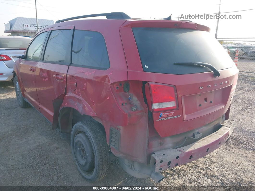 2016 Dodge Journey Sxt Red vin: 3C4PDCBG3GT231454