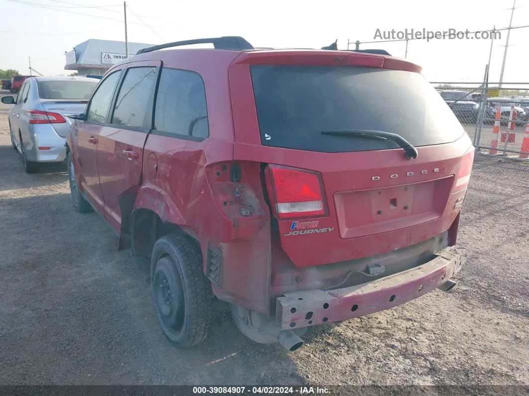 2016 Dodge Journey Sxt Red vin: 3C4PDCBG3GT231454