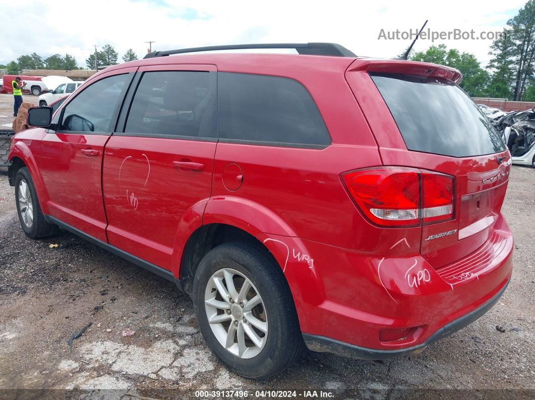 2017 Dodge Journey Sxt Red vin: 3C4PDCBG3HT509285