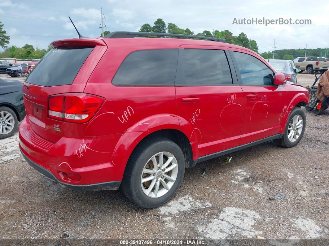 2017 Dodge Journey Sxt Red vin: 3C4PDCBG3HT509285