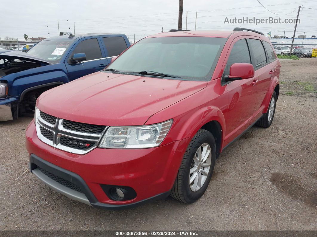 2017 Dodge Journey Sxt Red vin: 3C4PDCBG3HT536308