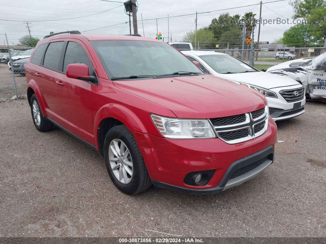 2017 Dodge Journey Sxt Red vin: 3C4PDCBG3HT536308