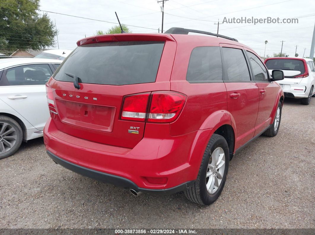 2017 Dodge Journey Sxt Red vin: 3C4PDCBG3HT536308