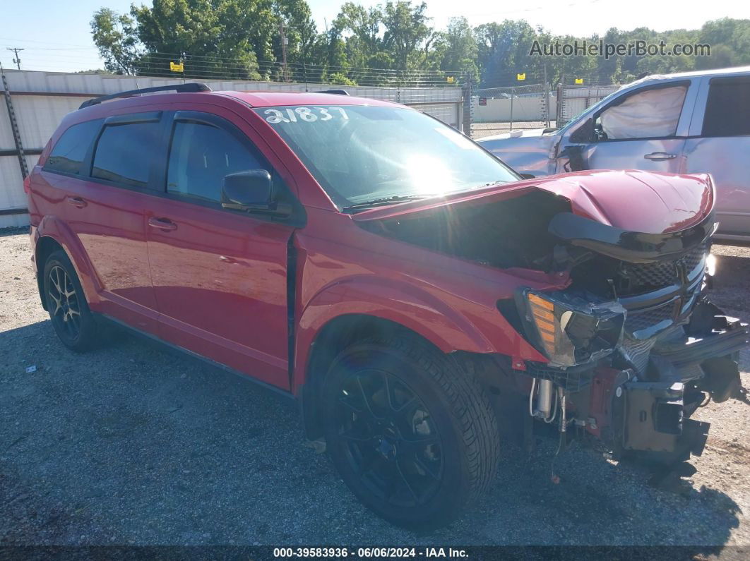 2017 Dodge Journey Sxt Red vin: 3C4PDCBG3HT568563