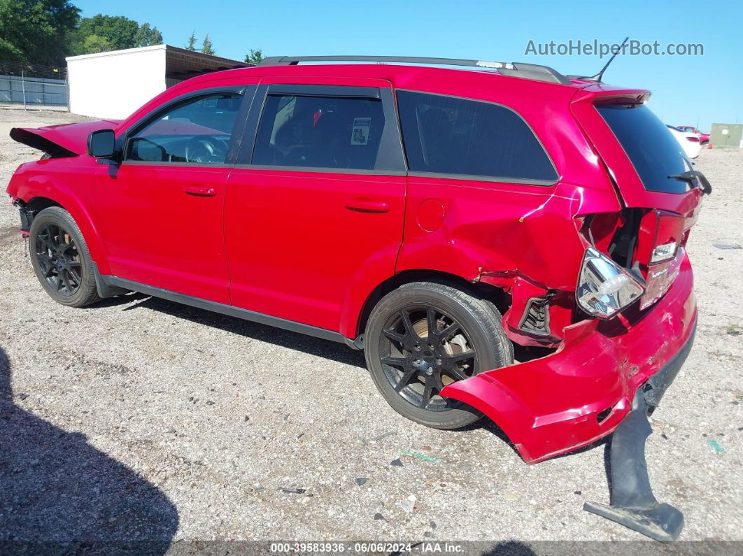 2017 Dodge Journey Sxt Red vin: 3C4PDCBG3HT568563