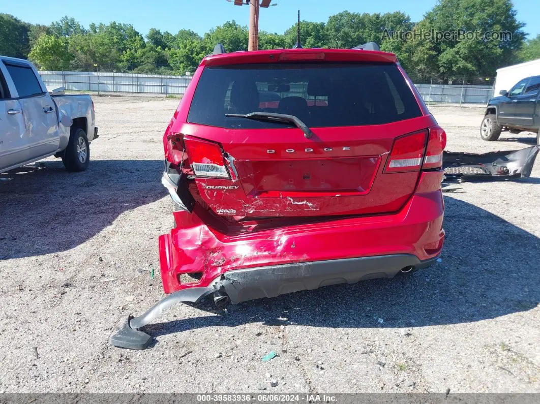 2017 Dodge Journey Sxt Red vin: 3C4PDCBG3HT568563