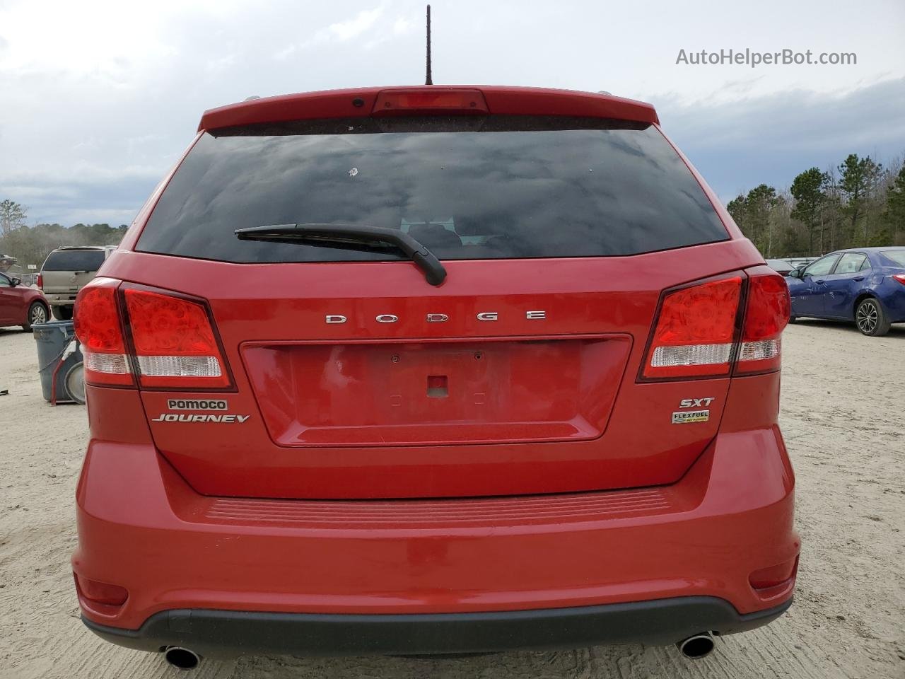 2015 Dodge Journey Sxt Blue vin: 3C4PDCBG4FT616519