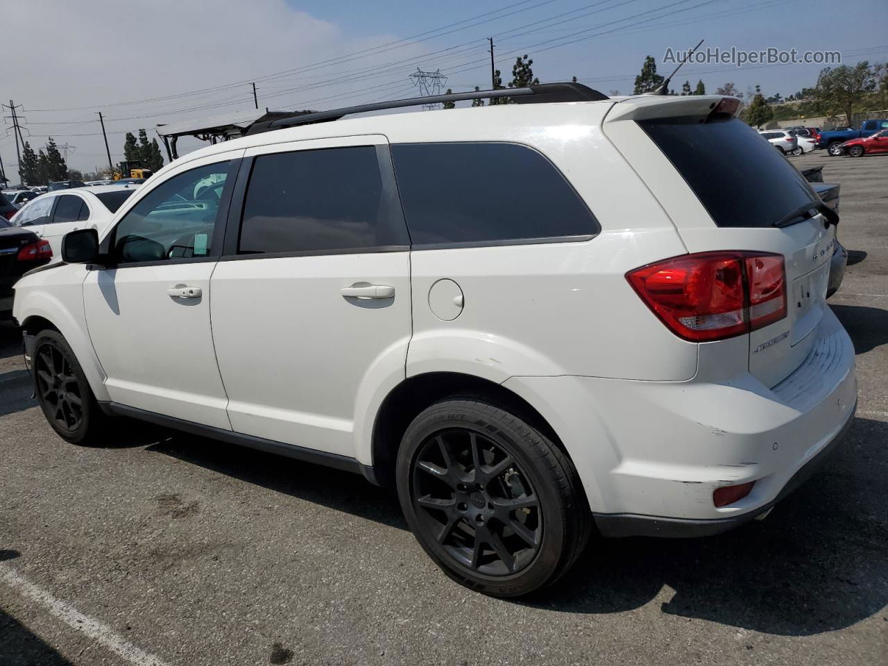 2015 Dodge Journey Sxt White vin: 3C4PDCBG4FT665400