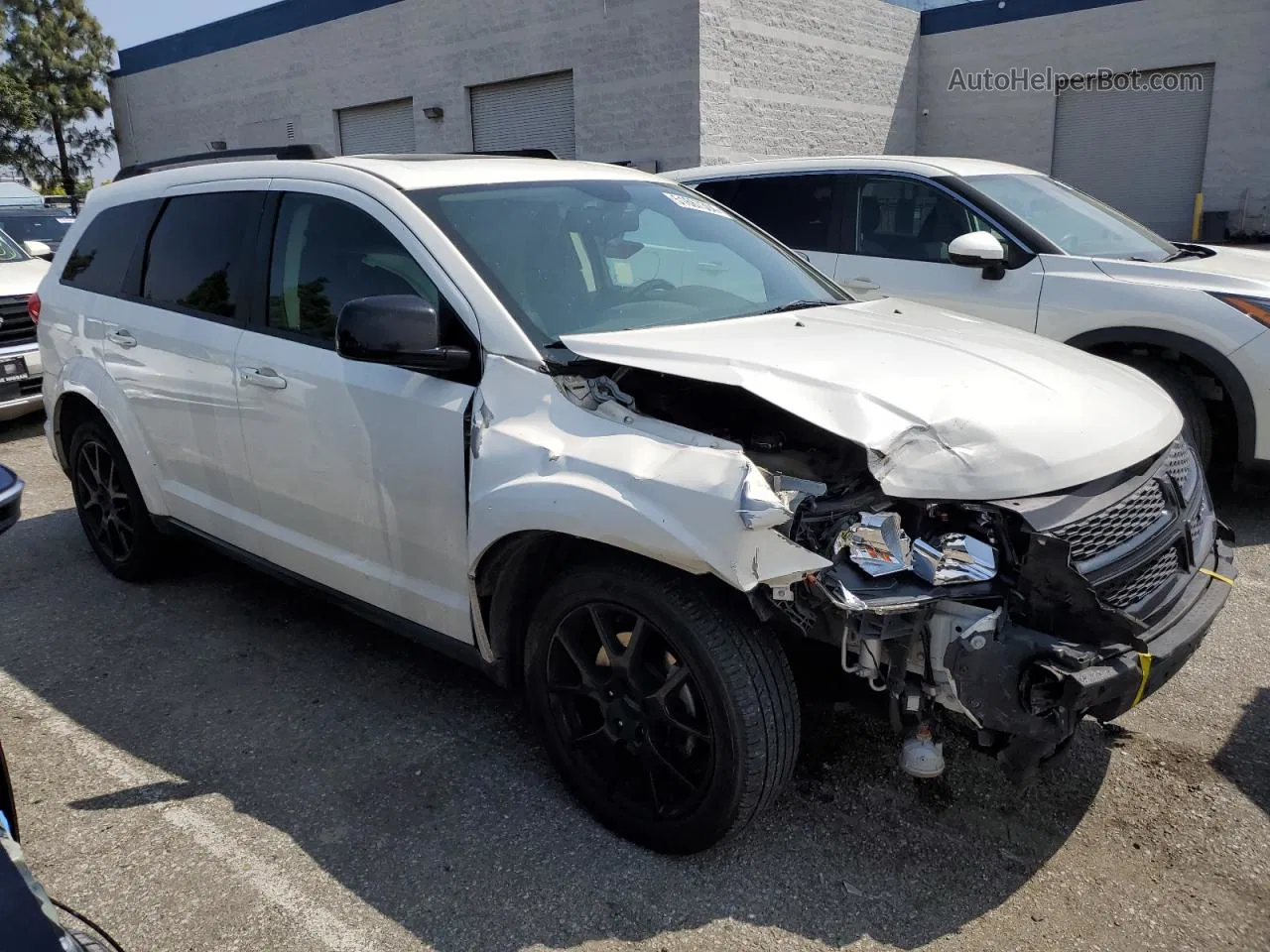 2015 Dodge Journey Sxt White vin: 3C4PDCBG4FT665400