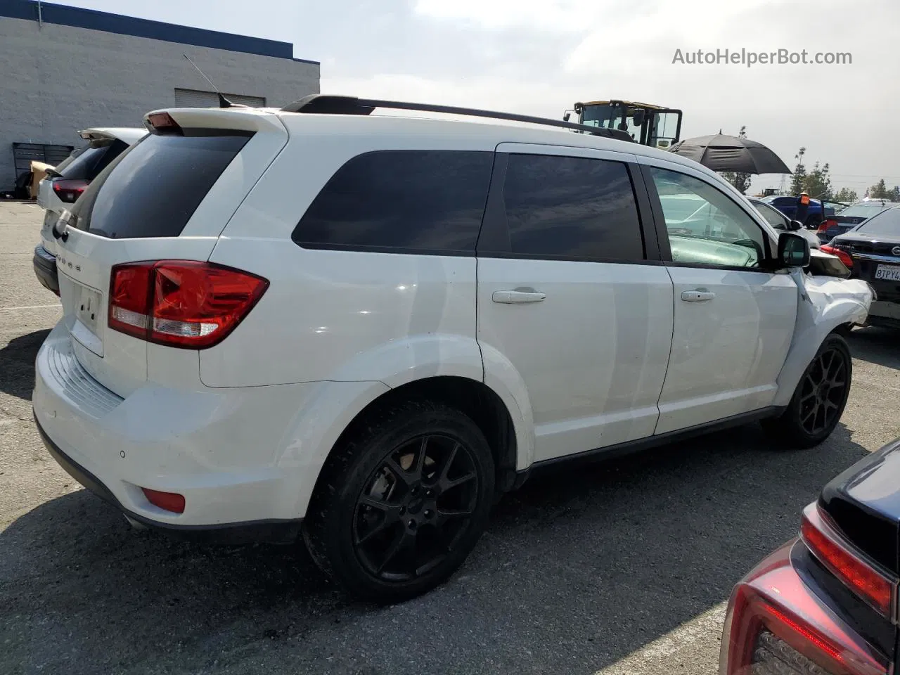 2015 Dodge Journey Sxt White vin: 3C4PDCBG4FT665400