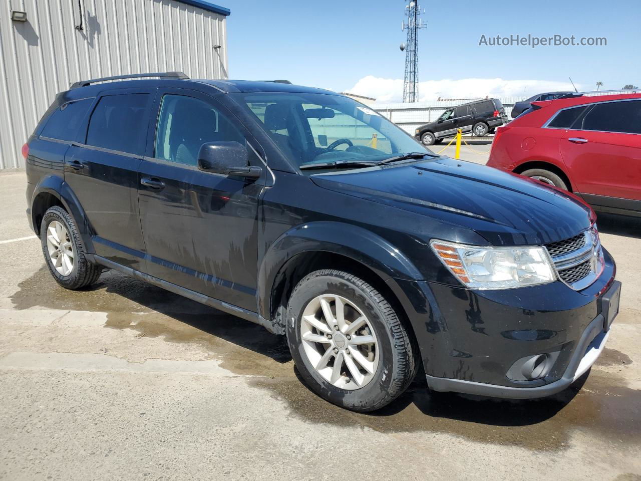 2015 Dodge Journey Sxt Черный vin: 3C4PDCBG4FT697439