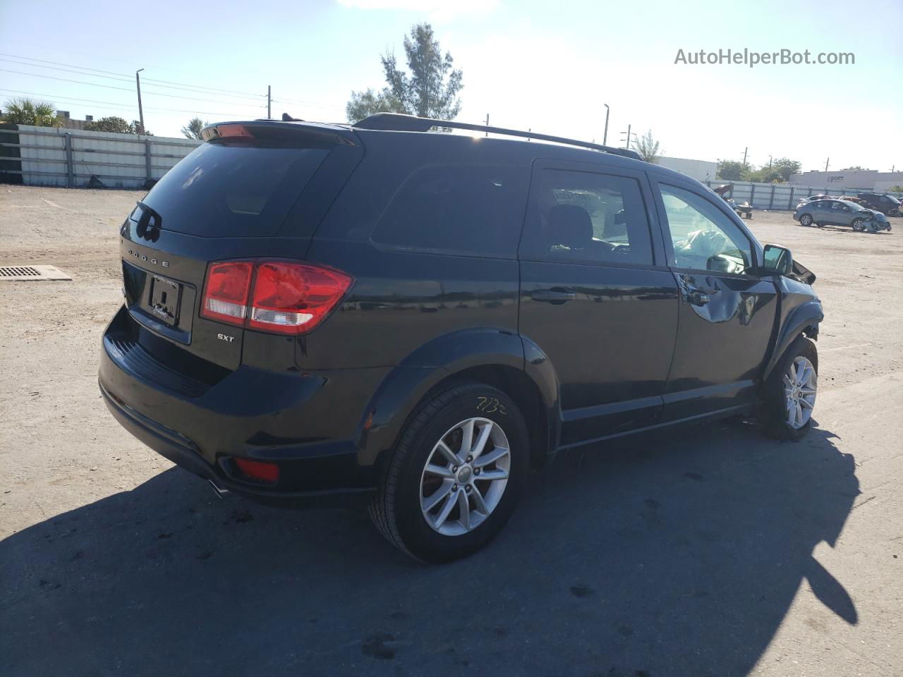 2015 Dodge Journey Sxt Черный vin: 3C4PDCBG4FT714661