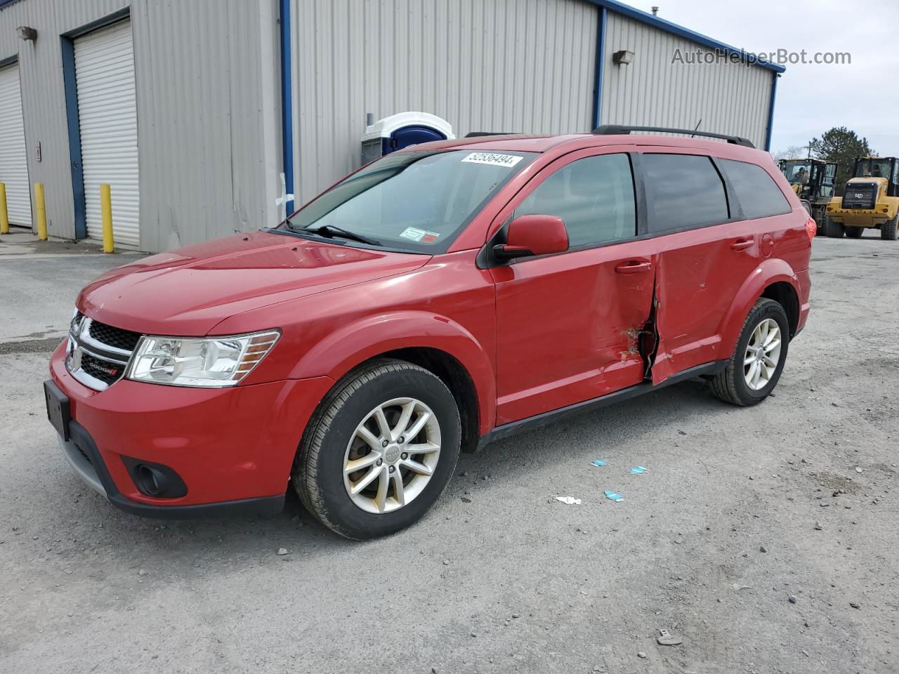 2015 Dodge Journey Sxt Red vin: 3C4PDCBG4FT742119