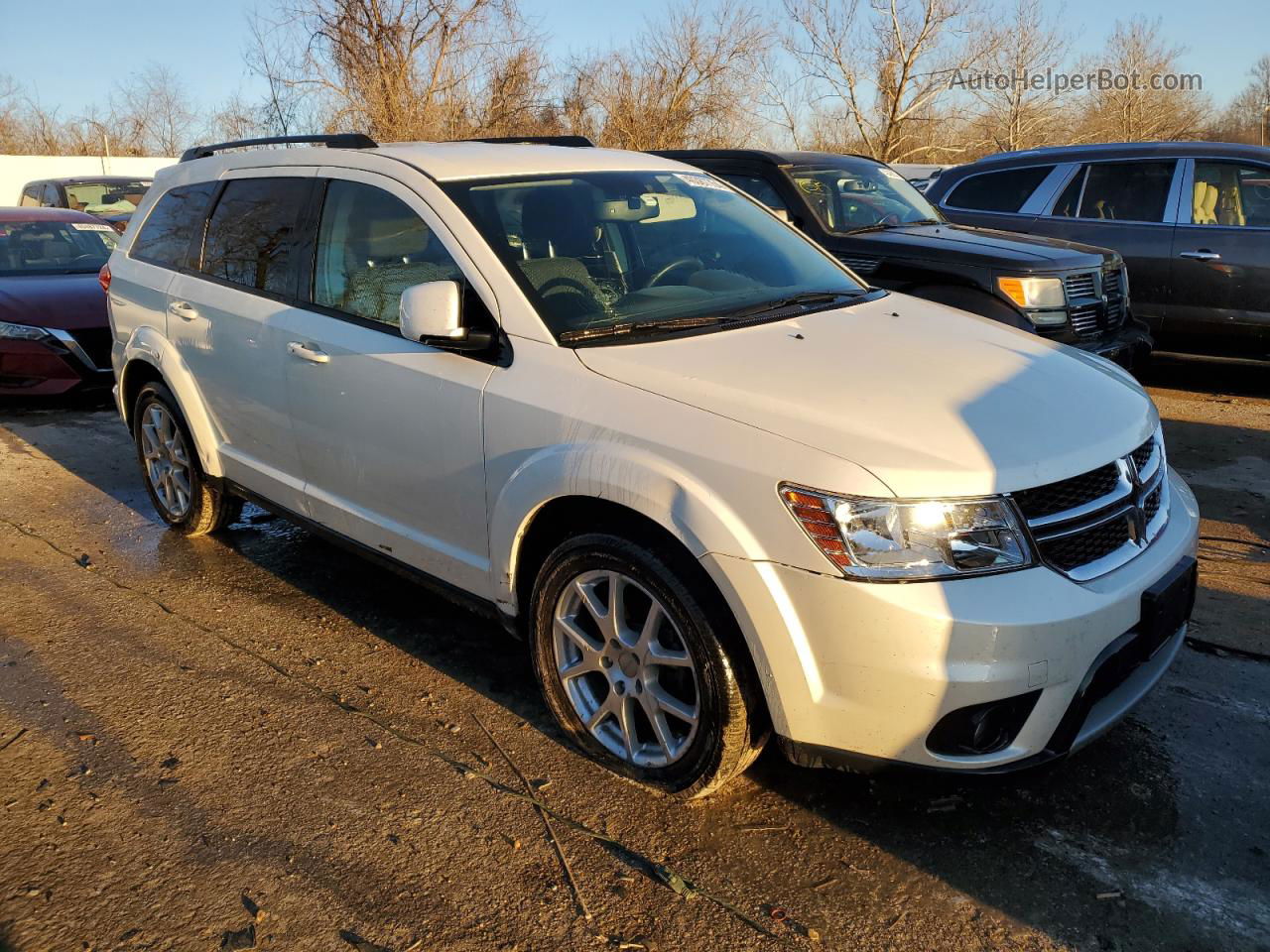 2016 Dodge Journey Sxt White vin: 3C4PDCBG4GT116684