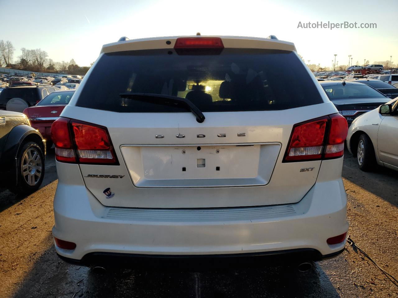 2016 Dodge Journey Sxt White vin: 3C4PDCBG4GT116684