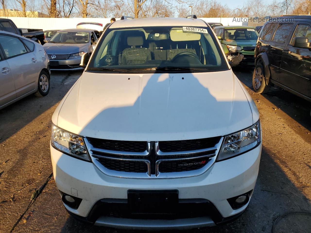 2016 Dodge Journey Sxt White vin: 3C4PDCBG4GT116684