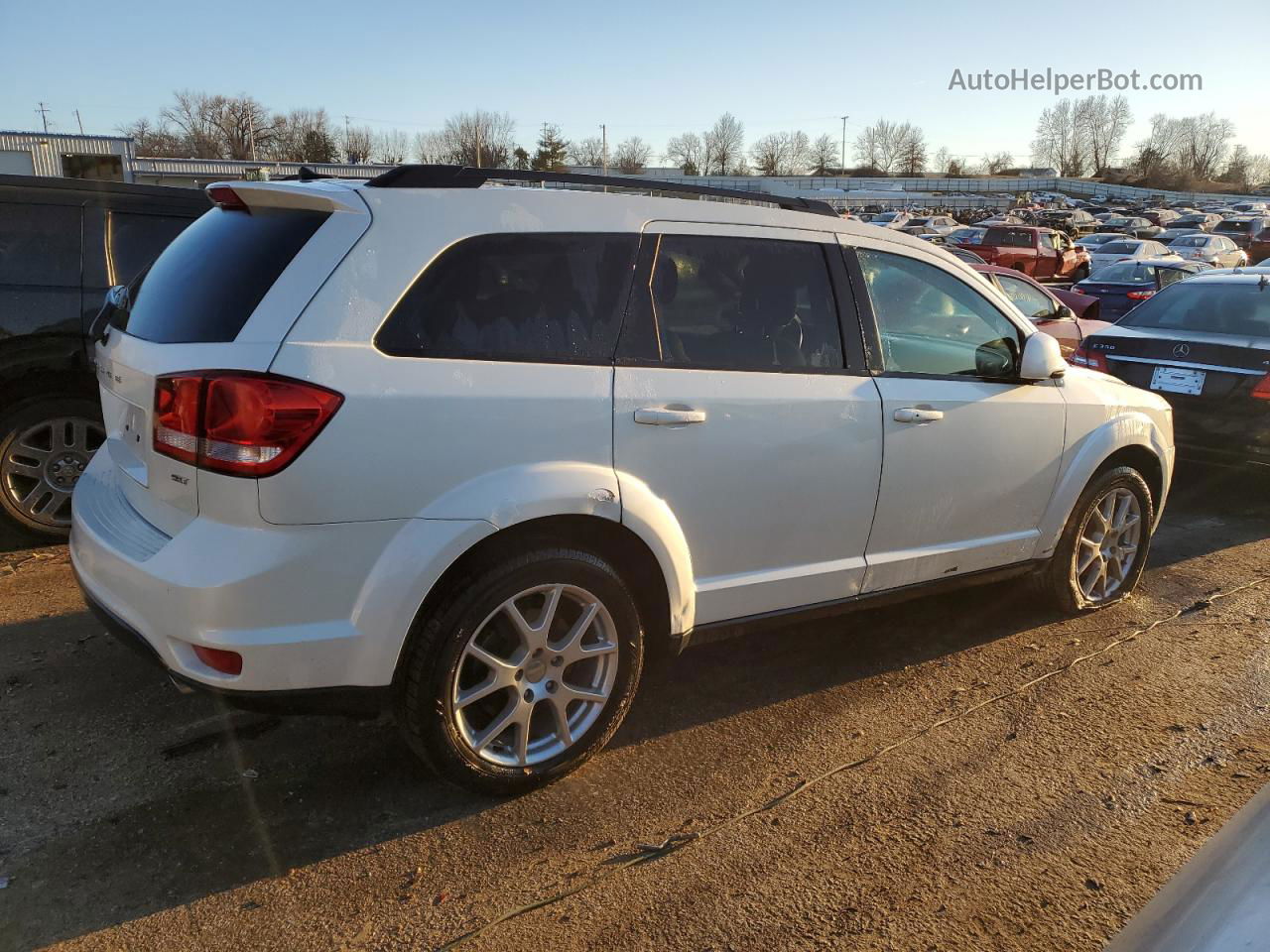 2016 Dodge Journey Sxt White vin: 3C4PDCBG4GT116684