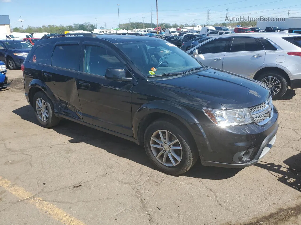 2016 Dodge Journey Sxt Black vin: 3C4PDCBG4GT137311