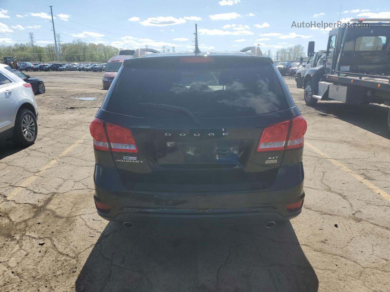 2016 Dodge Journey Sxt Black vin: 3C4PDCBG4GT137311