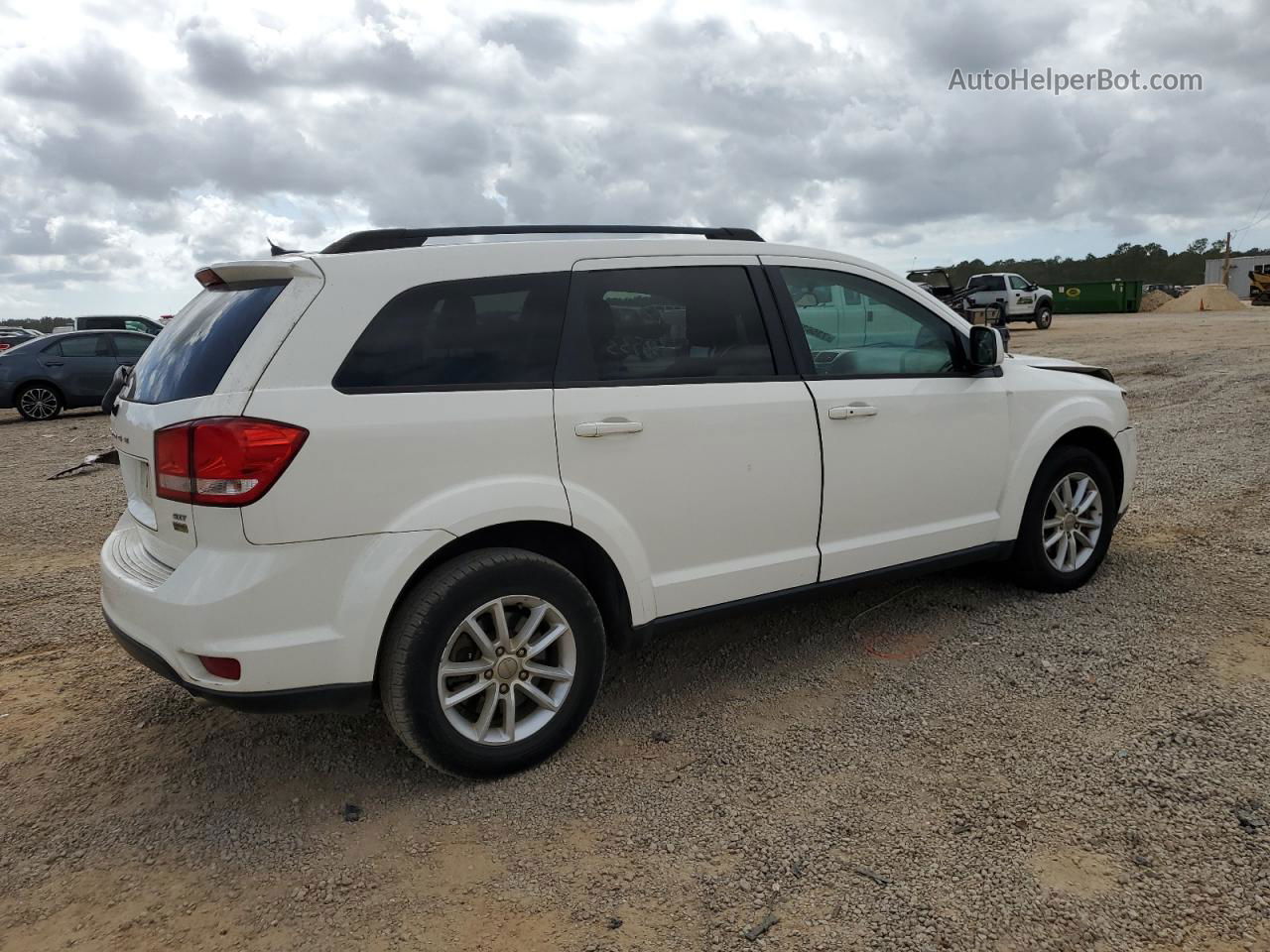 2016 Dodge Journey Sxt White vin: 3C4PDCBG4GT145926