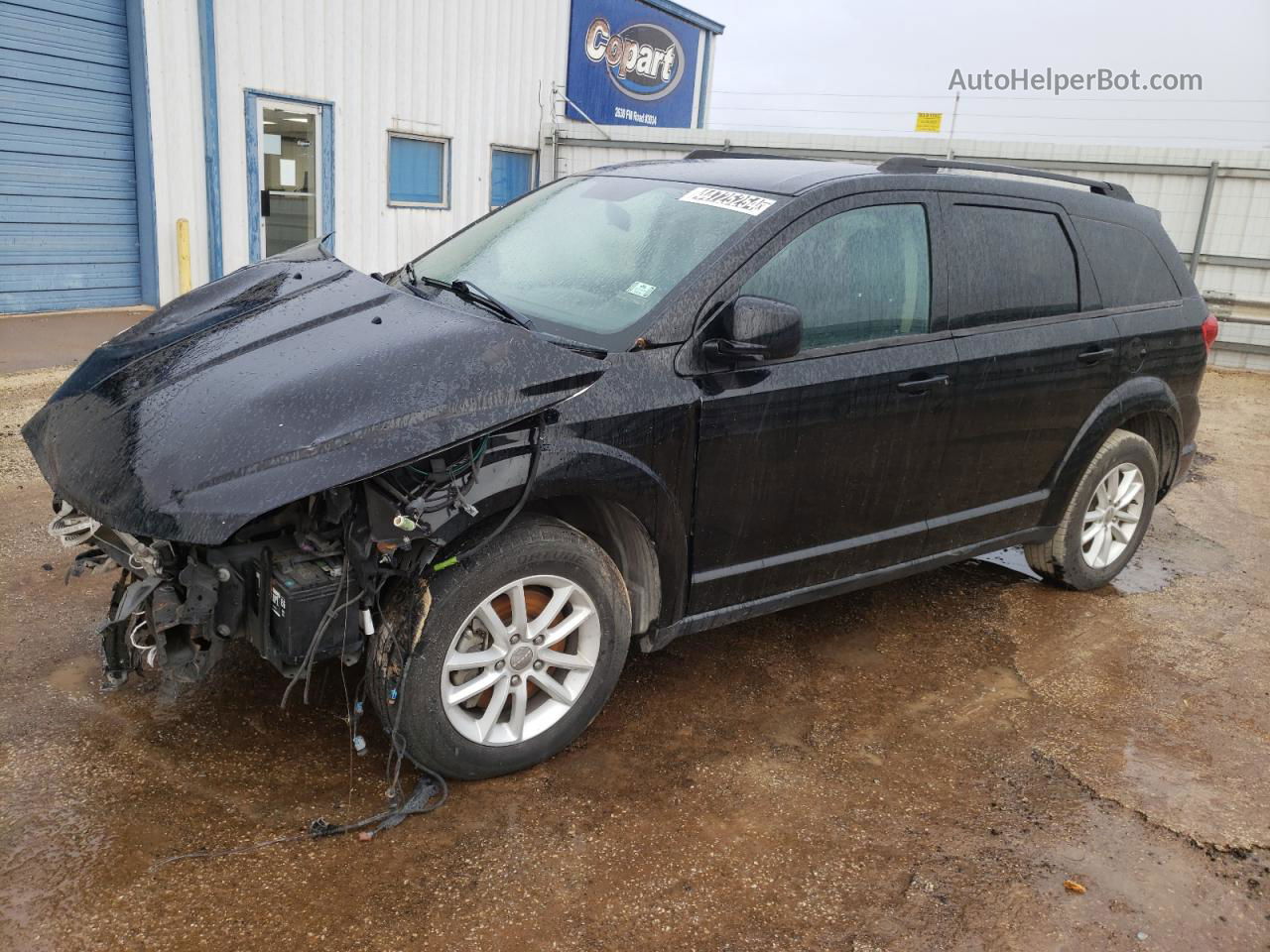 2016 Dodge Journey Sxt Черный vin: 3C4PDCBG4GT175234