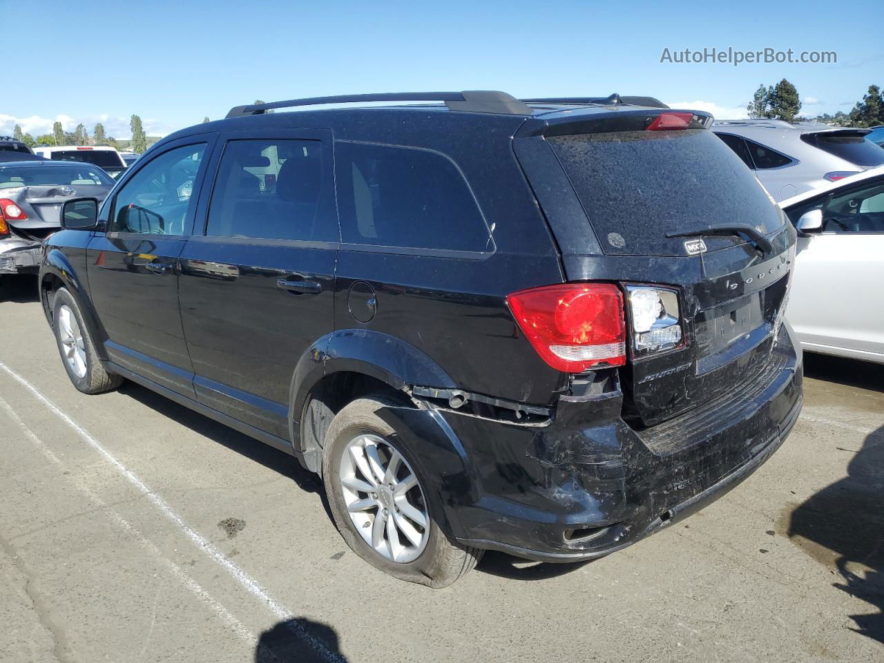 2017 Dodge Journey Sxt Черный vin: 3C4PDCBG4HT510672