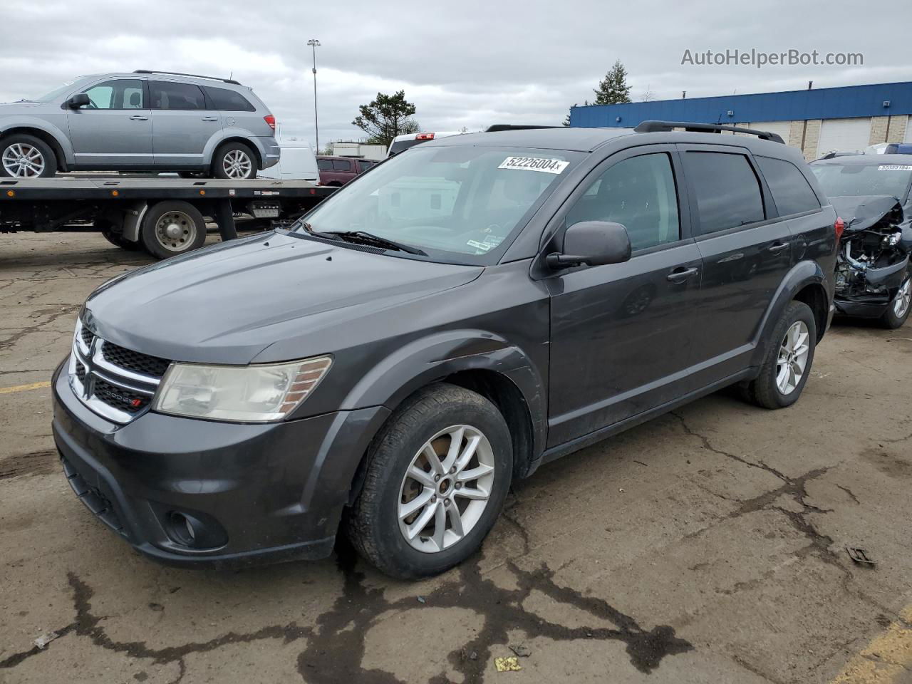 2017 Dodge Journey Sxt Gray vin: 3C4PDCBG4HT526631