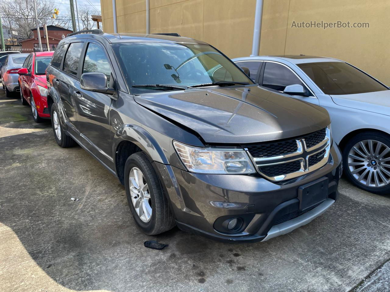 2017 Dodge Journey Sxt Серый vin: 3C4PDCBG4HT533952