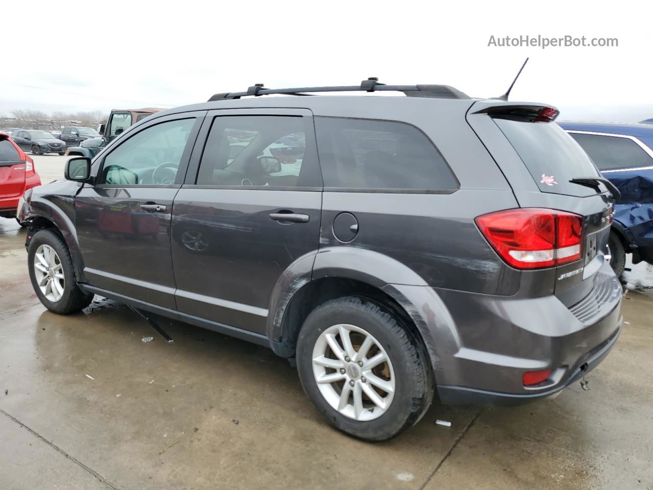 2017 Dodge Journey Sxt Gray vin: 3C4PDCBG4HT536222