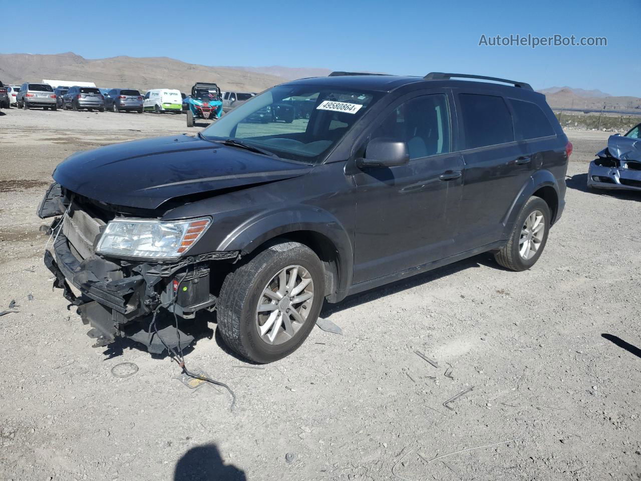 2017 Dodge Journey Sxt Серый vin: 3C4PDCBG4HT572413