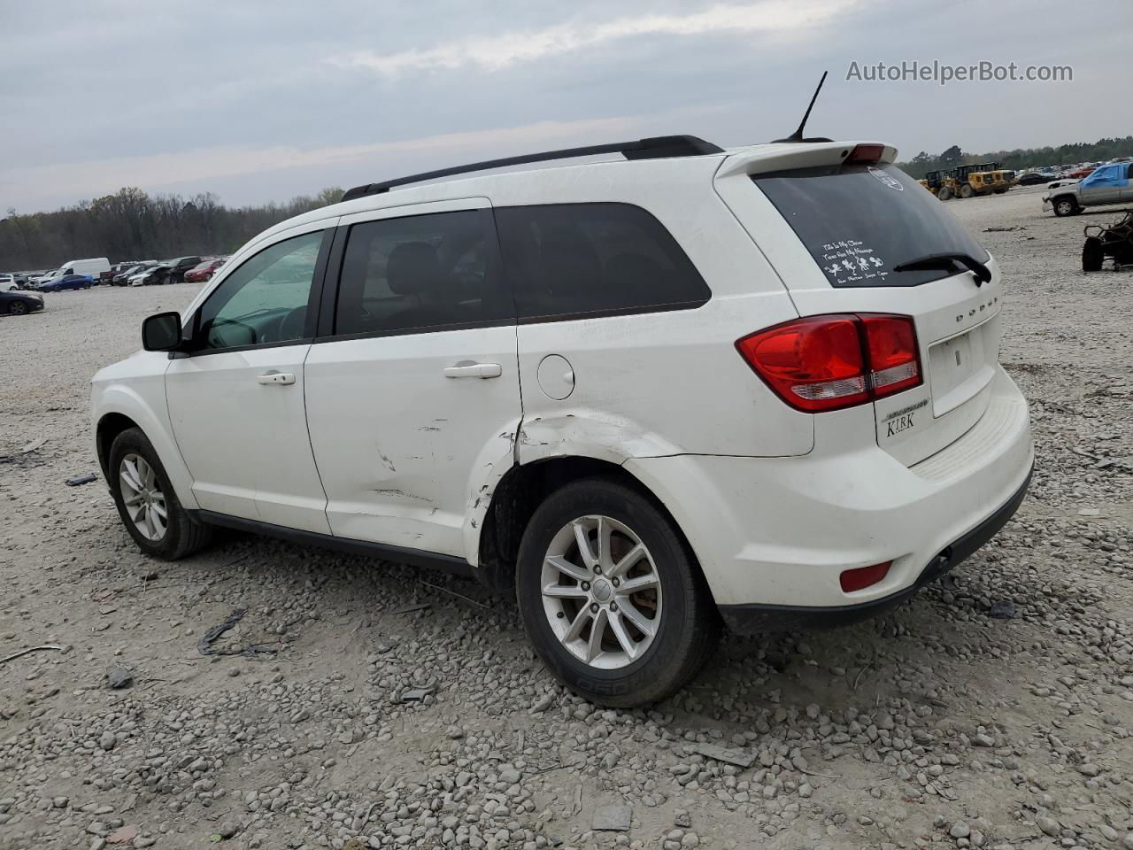 2017 Dodge Journey Sxt White vin: 3C4PDCBG4HT589115