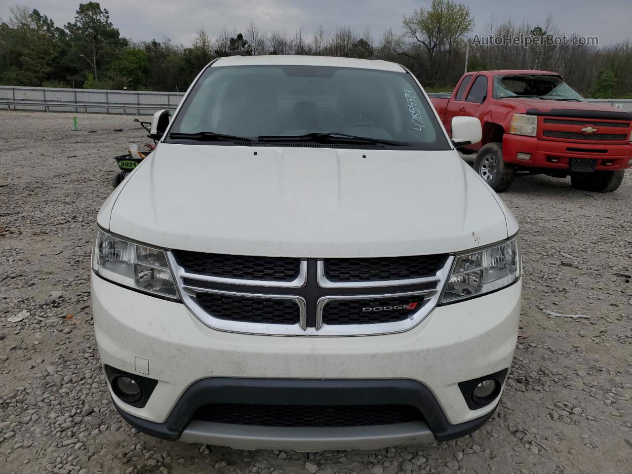 2017 Dodge Journey Sxt White vin: 3C4PDCBG4HT589115