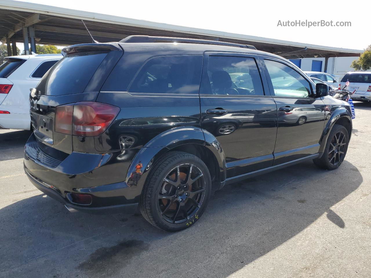 2017 Dodge Journey Sxt Черный vin: 3C4PDCBG4HT601733