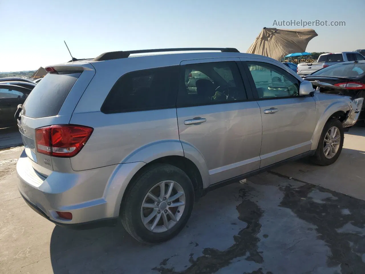 2014 Dodge Journey Sxt Silver vin: 3C4PDCBG5ET107716