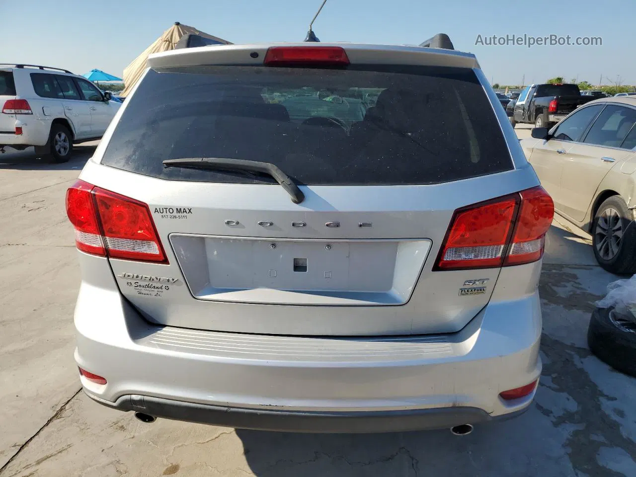 2014 Dodge Journey Sxt Silver vin: 3C4PDCBG5ET107716