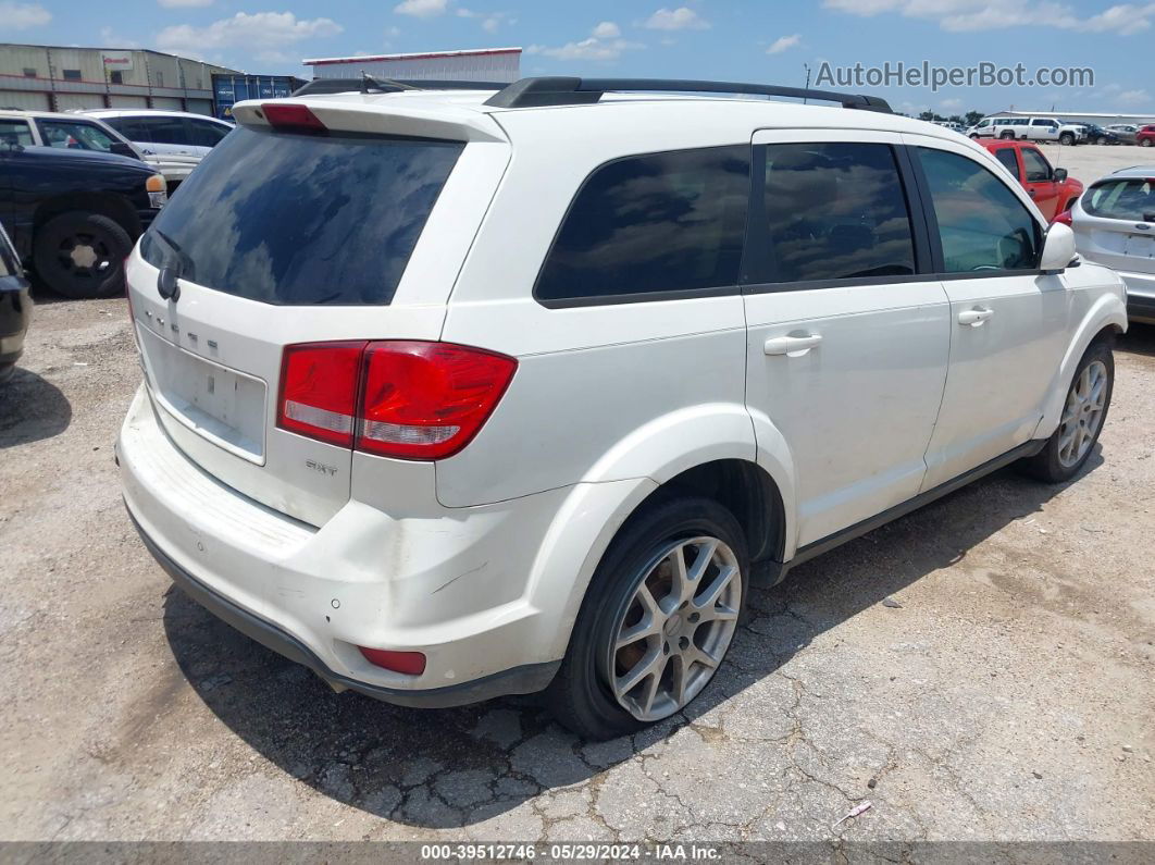 2014 Dodge Journey Sxt White vin: 3C4PDCBG5ET153000