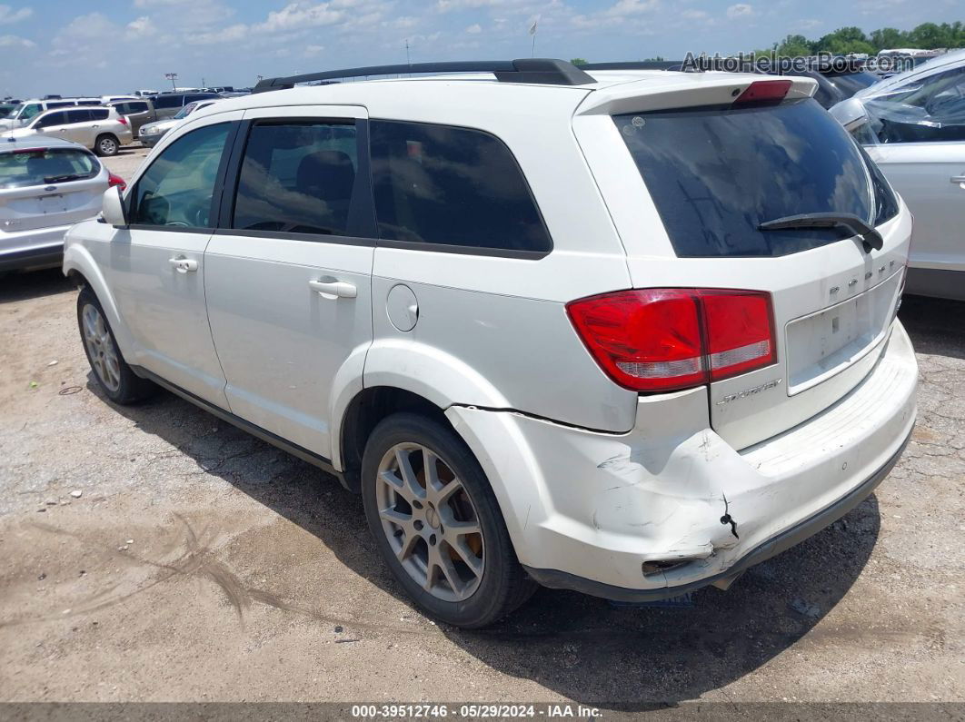 2014 Dodge Journey Sxt White vin: 3C4PDCBG5ET153000