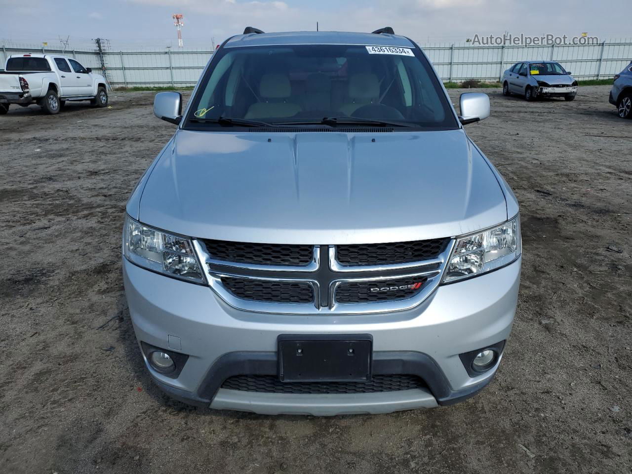 2014 Dodge Journey Sxt Silver vin: 3C4PDCBG5ET289062