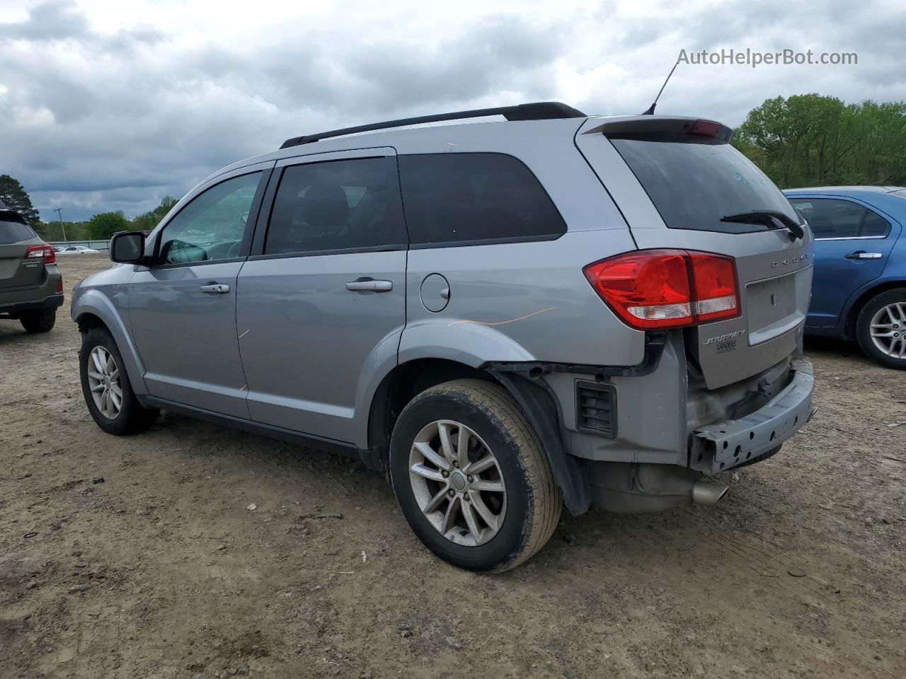 2015 Dodge Journey Sxt Silver vin: 3C4PDCBG5FT678561